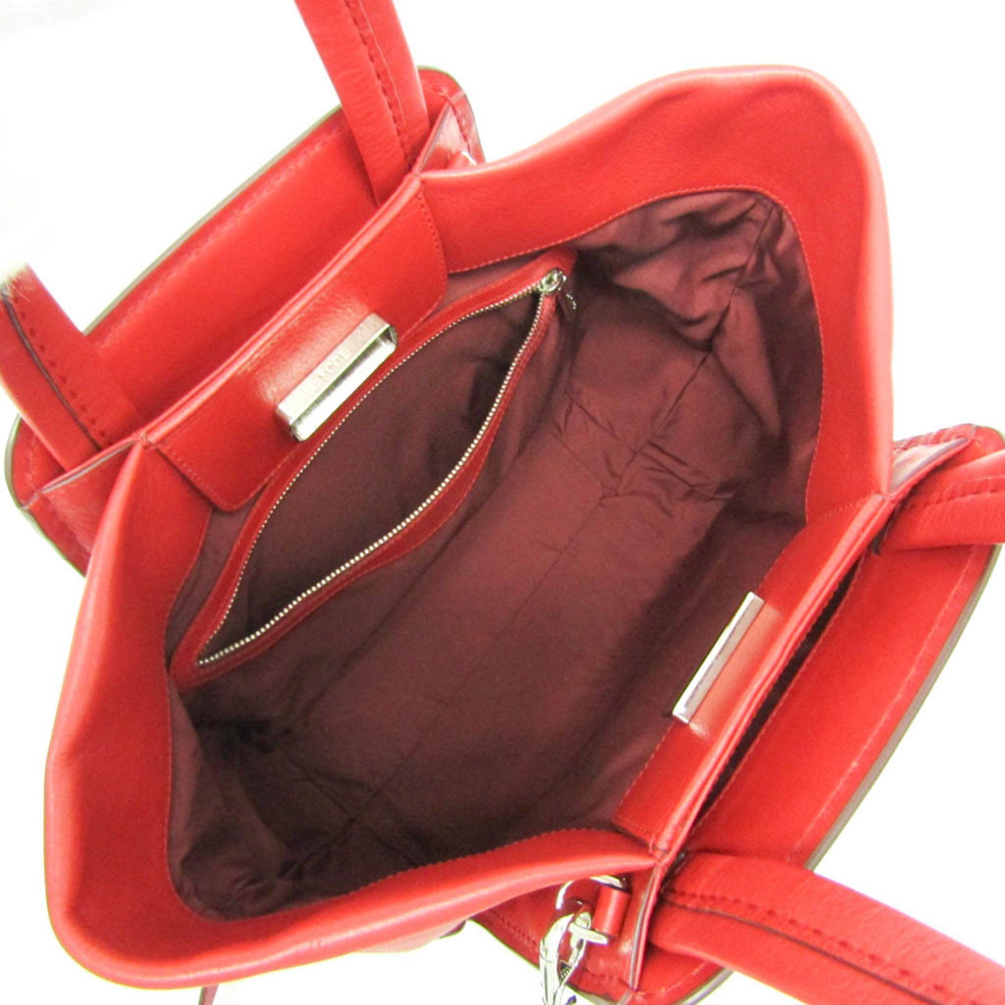Tod's Tod's Women's Leather Handbag,Shoulder Bag Red Color Size ONE SIZE - 3 Thumbnail