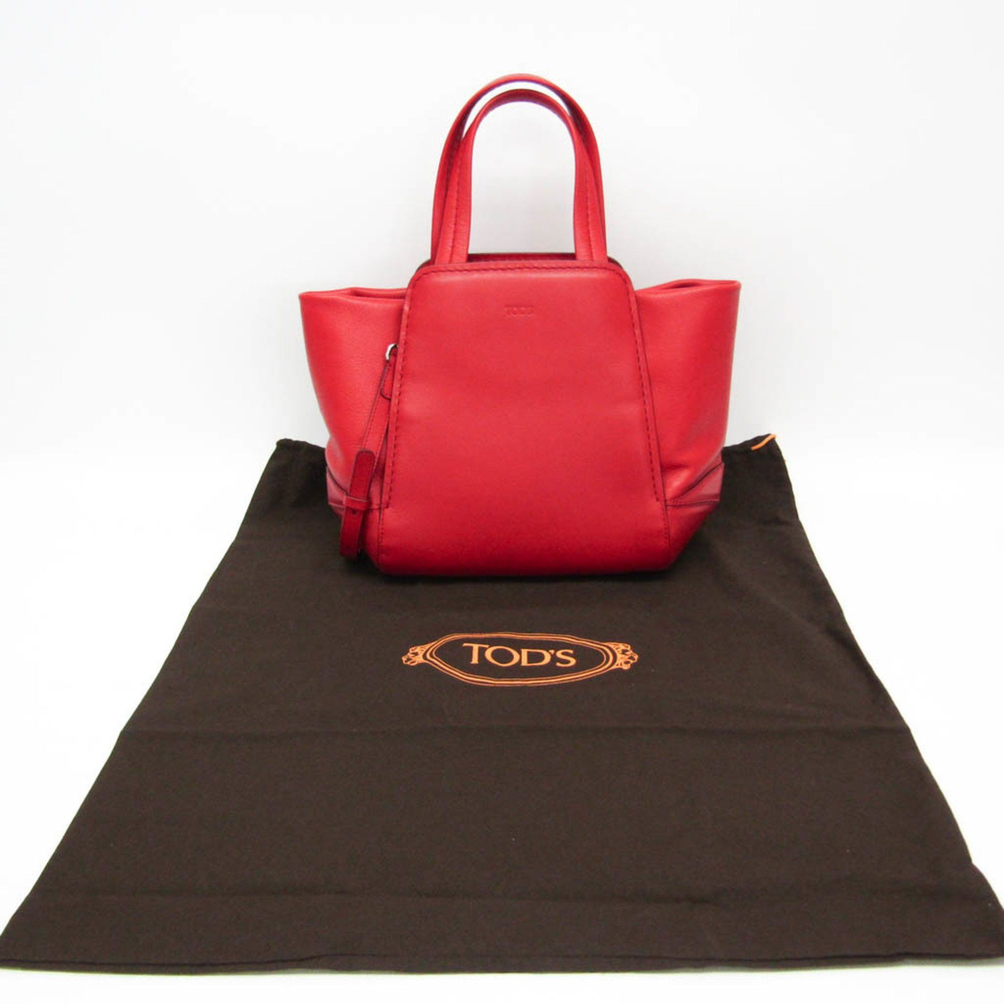 Tod's Tod's Women's Leather Handbag,Shoulder Bag Red Color Size ONE SIZE - 9 Thumbnail