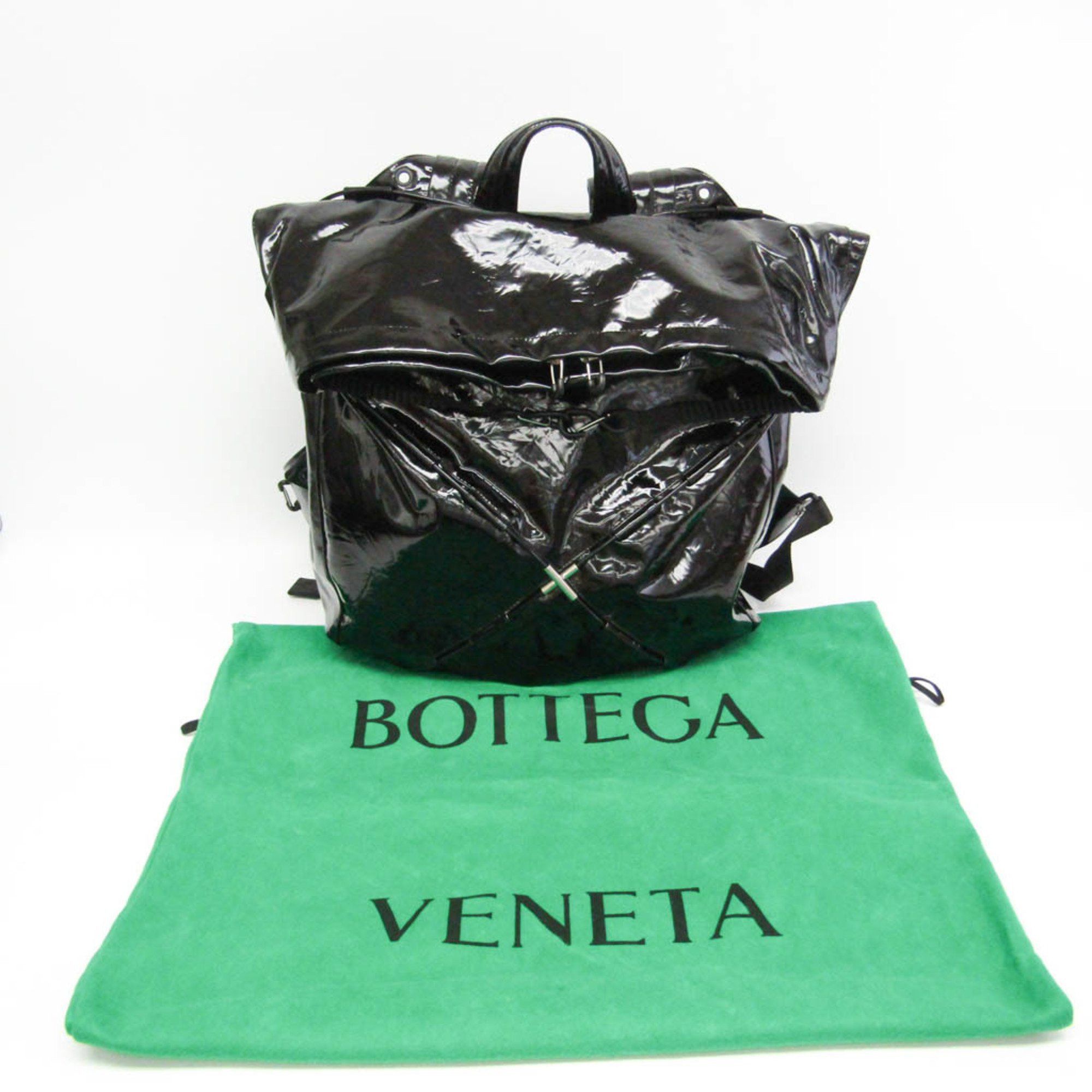 Bottega Veneta Bottega Veneta TENT 691386 V1RW3 8803 Men's Leather,Nylon Backpack Black Size ONE SIZE - 4 Thumbnail