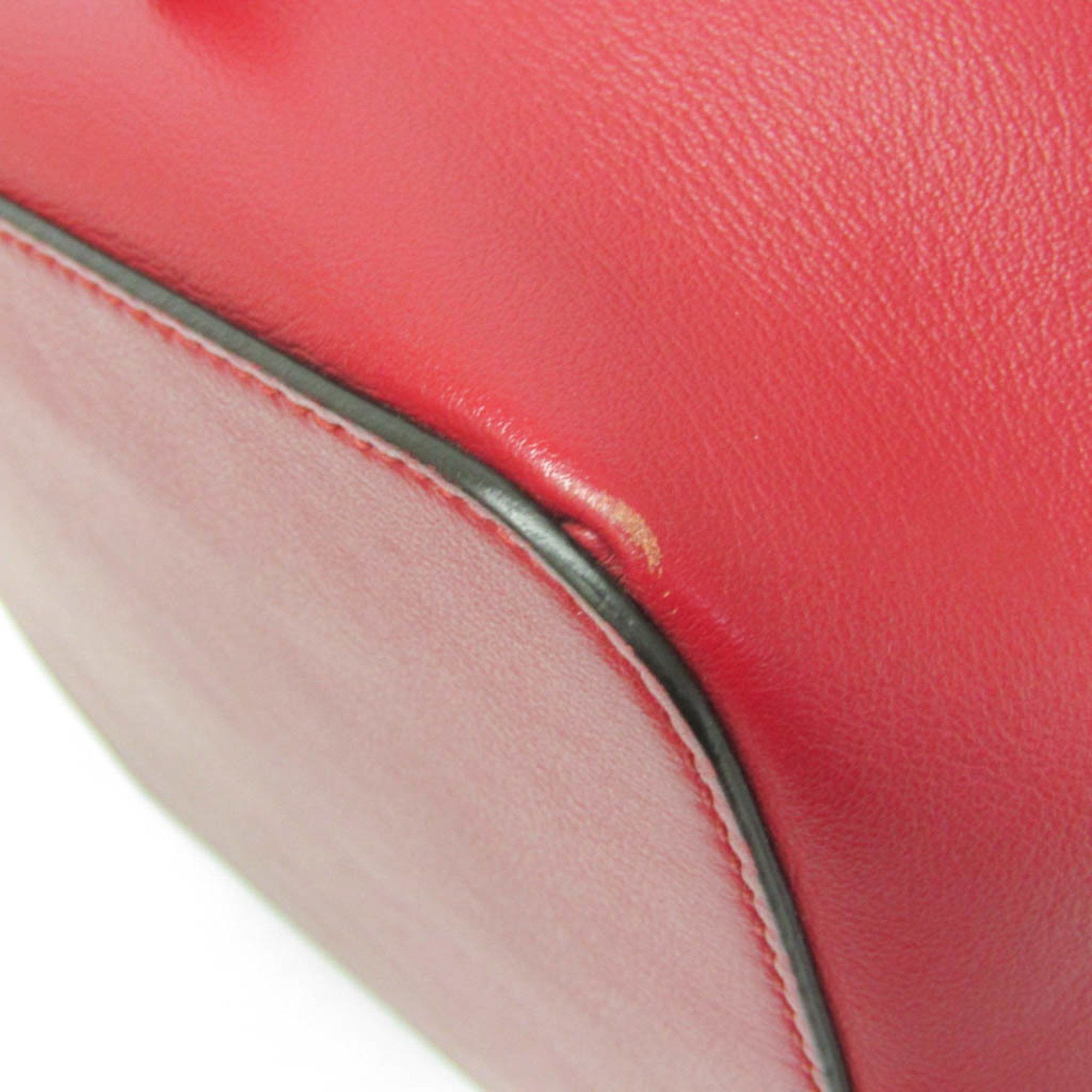 Fendi Fendi Mon Tresor 8BT298 Women's Leather Shoulder Bag Red Color Size ONE SIZE - 5 Thumbnail
