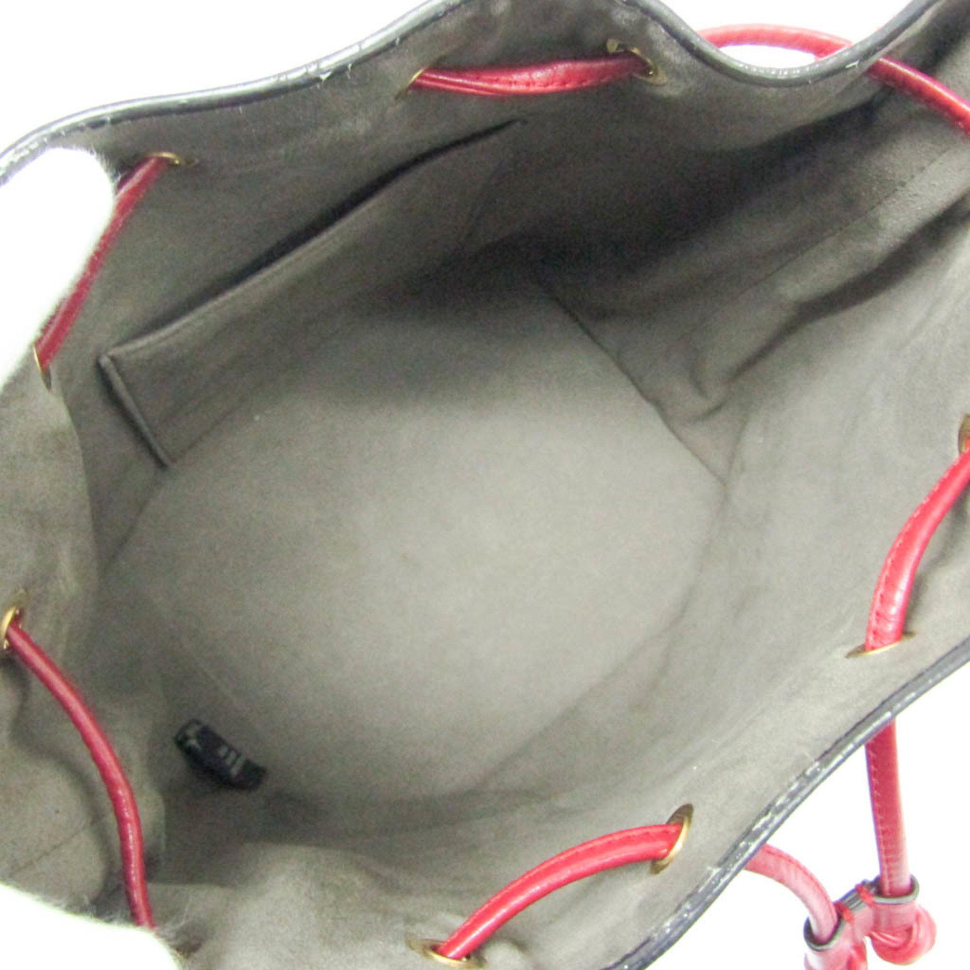 Fendi Fendi Mon Tresor 8BT298 Women's Leather Shoulder Bag Red Color Size ONE SIZE - 3 Thumbnail