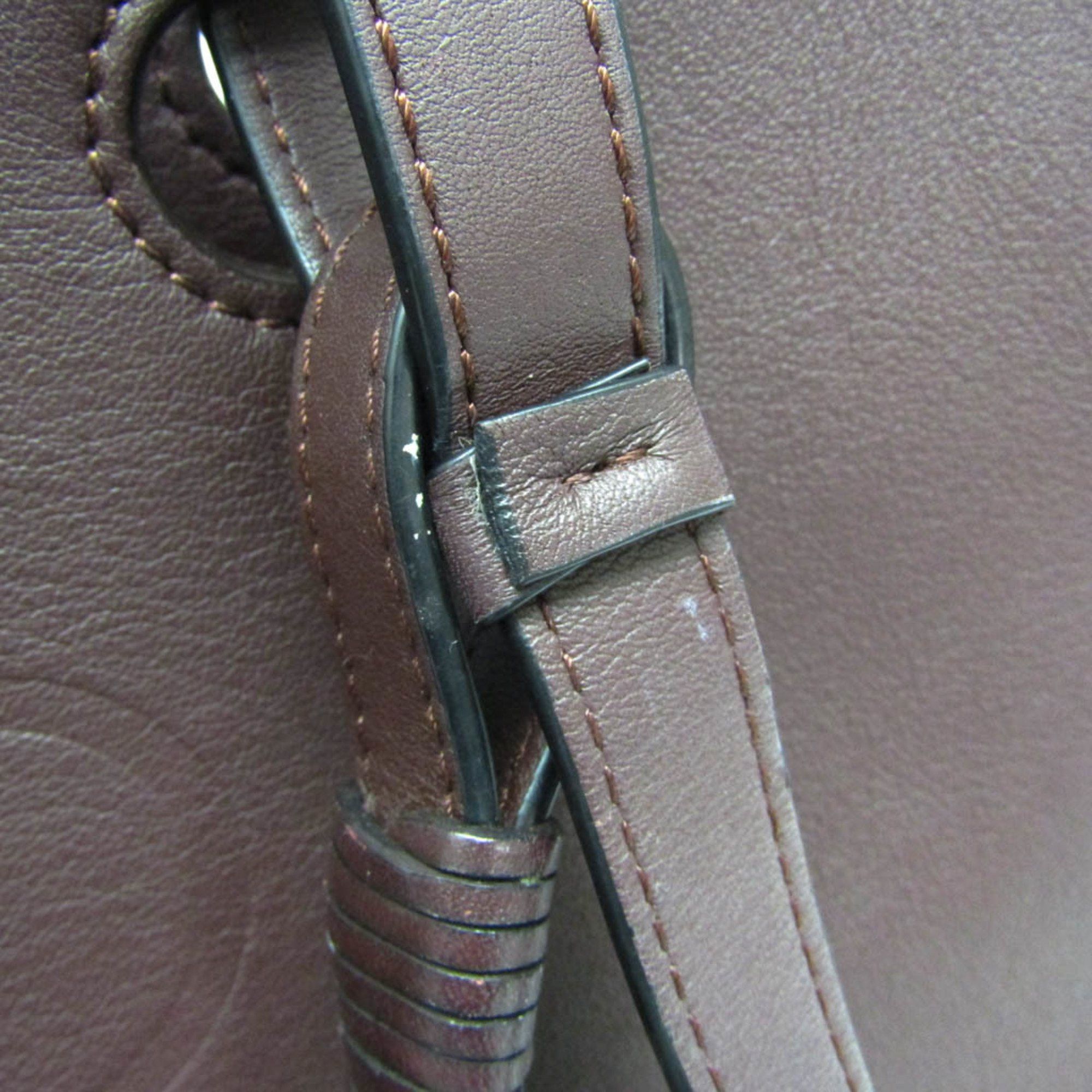 Loewe Loewe Anagram A717S72X02 Women's Leather Handbag,Tote Bag Wine Size ONE SIZE - 6 Thumbnail