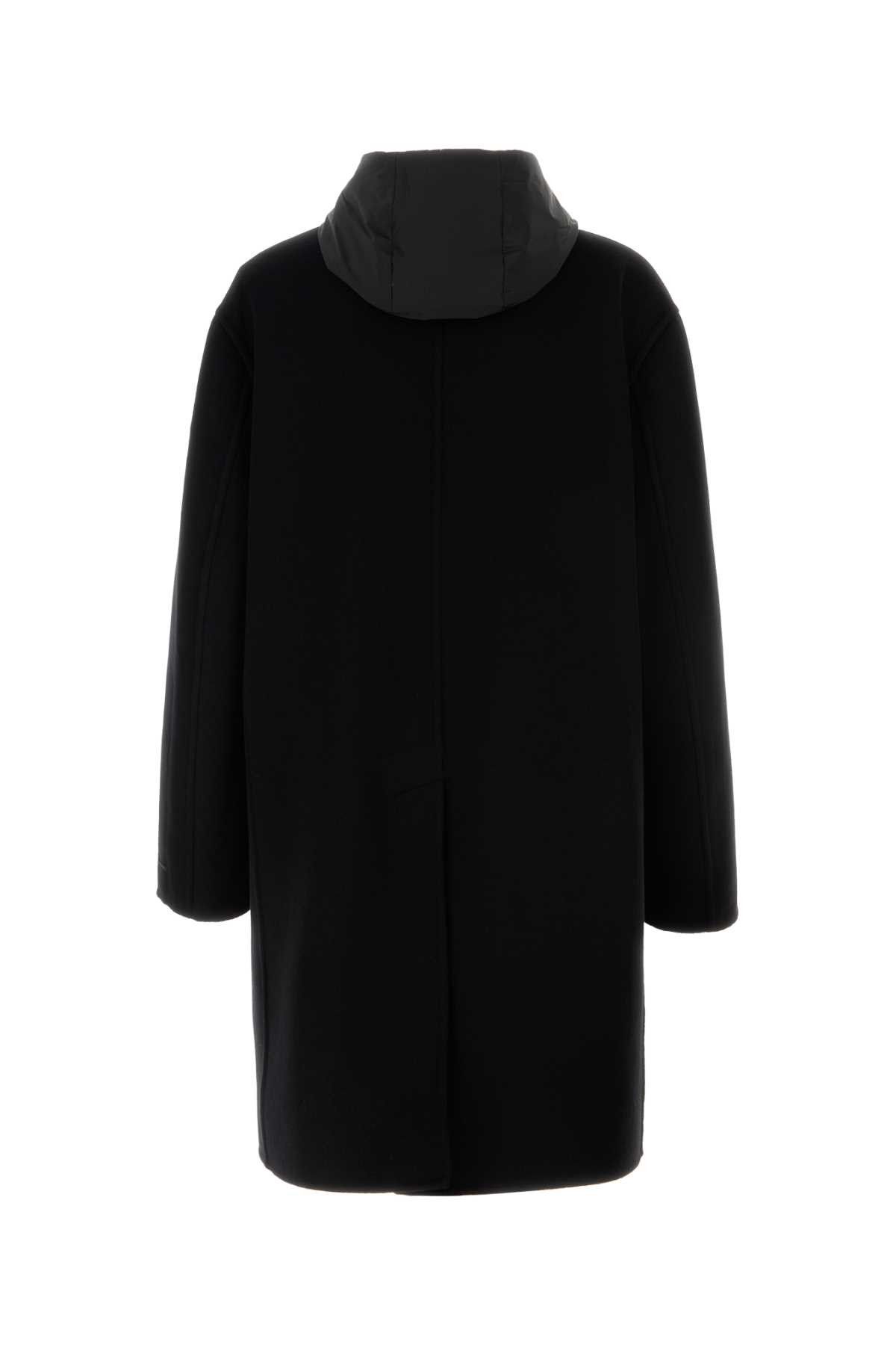 Prada Black Cashmere Coat Size US XXL / EU 58 / 5 - 2 Thumbnail