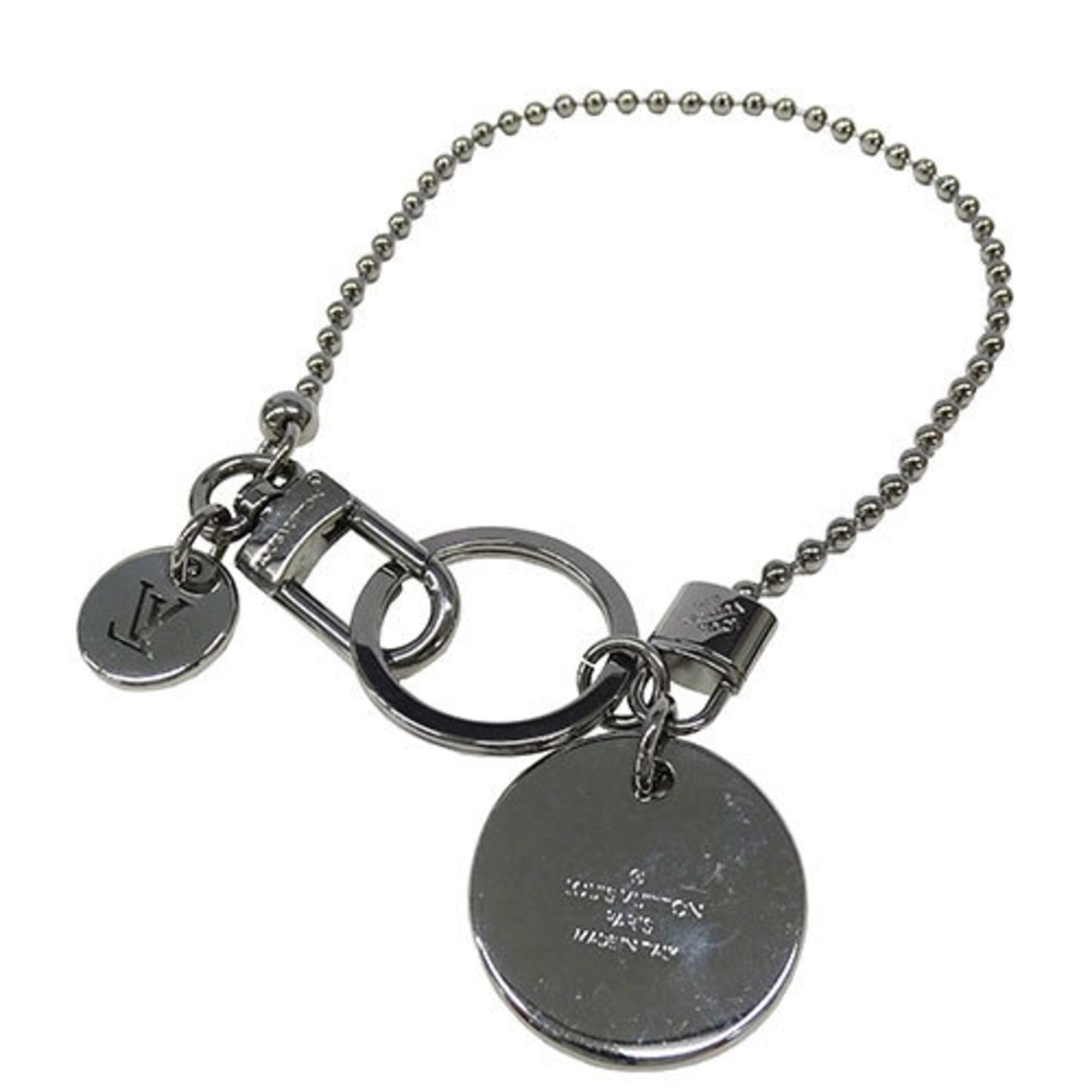 Louis Vuitton LOUIS VUITTON Eclipse Men's Metal Portecle Chaine Monogram ID Black M63629 Wallet Chain Size ONE SIZE - 3 Thumbnail