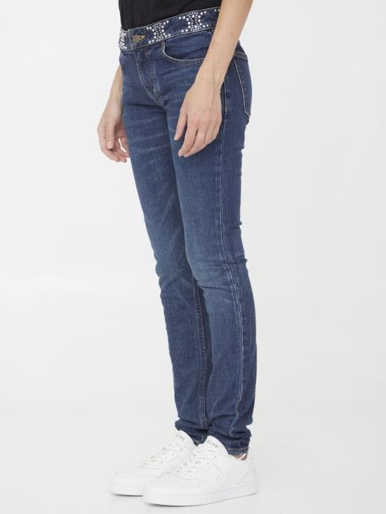 Celine CELINE Women Denim Pants 2N972255V BLUE Size 28" / US 6 / IT 42 - 2 Thumbnail