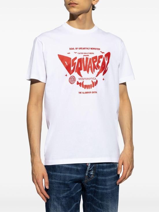 Dsquared2 DSQUARED2 Men T-Shirts S74GD1329S23009 100 WHITE Size US S / EU 44-46 / 1 - 4 Thumbnail