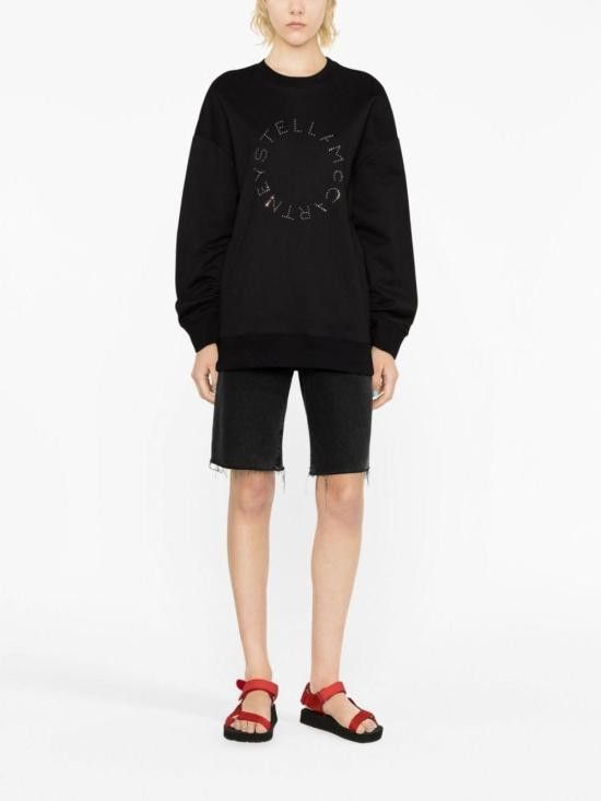 Stella McCartney STELLA MCCARTNEY Women Hoodies 6J02063SPX37 1000 BLACK Size XS / US 0-2 / IT 36-38 - 2 Thumbnail