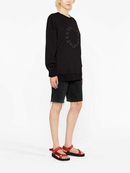Stella McCartney STELLA MCCARTNEY Women Hoodies 6J02063SPX37 1000 BLACK Size XS / US 0-2 / IT 36-38 - 4 Thumbnail