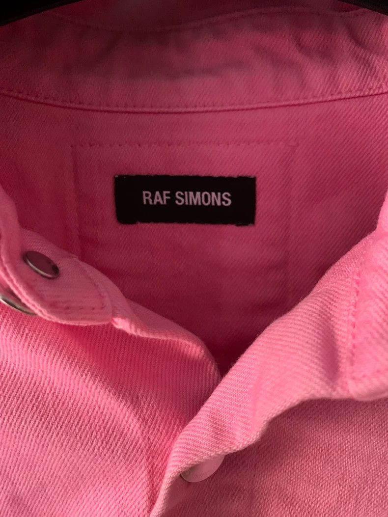 Raf Simons 21aw silhouette pink shirt -DMC
