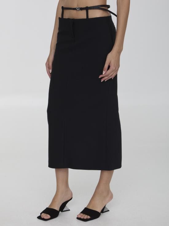 The Attico THE ATTICO Women Skirts 248WCS225 BLACK Size 27" / US 4 / IT 40 - 2 Thumbnail