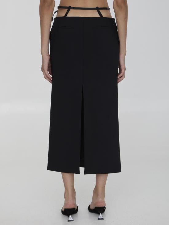 The Attico THE ATTICO Women Skirts 248WCS225 BLACK Size 27" / US 4 / IT 40 - 3 Thumbnail