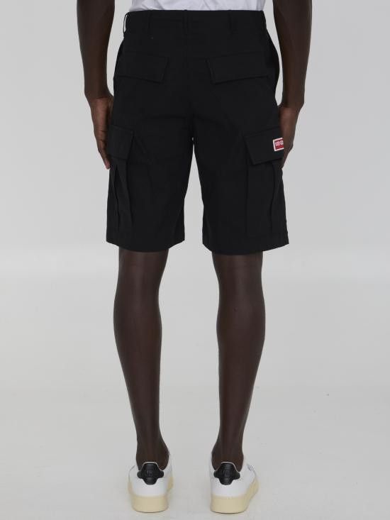 Kenzo KENZO Men Shorts FD55SH235 BLACK Size US 40 / EU 56 - 4 Thumbnail