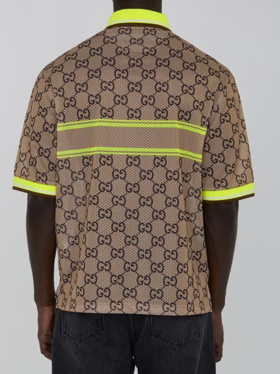 Gucci GUCCI Men Polo Shirts 787890 BEIGE Size US S / EU 44-46 / 1 - 4 Thumbnail