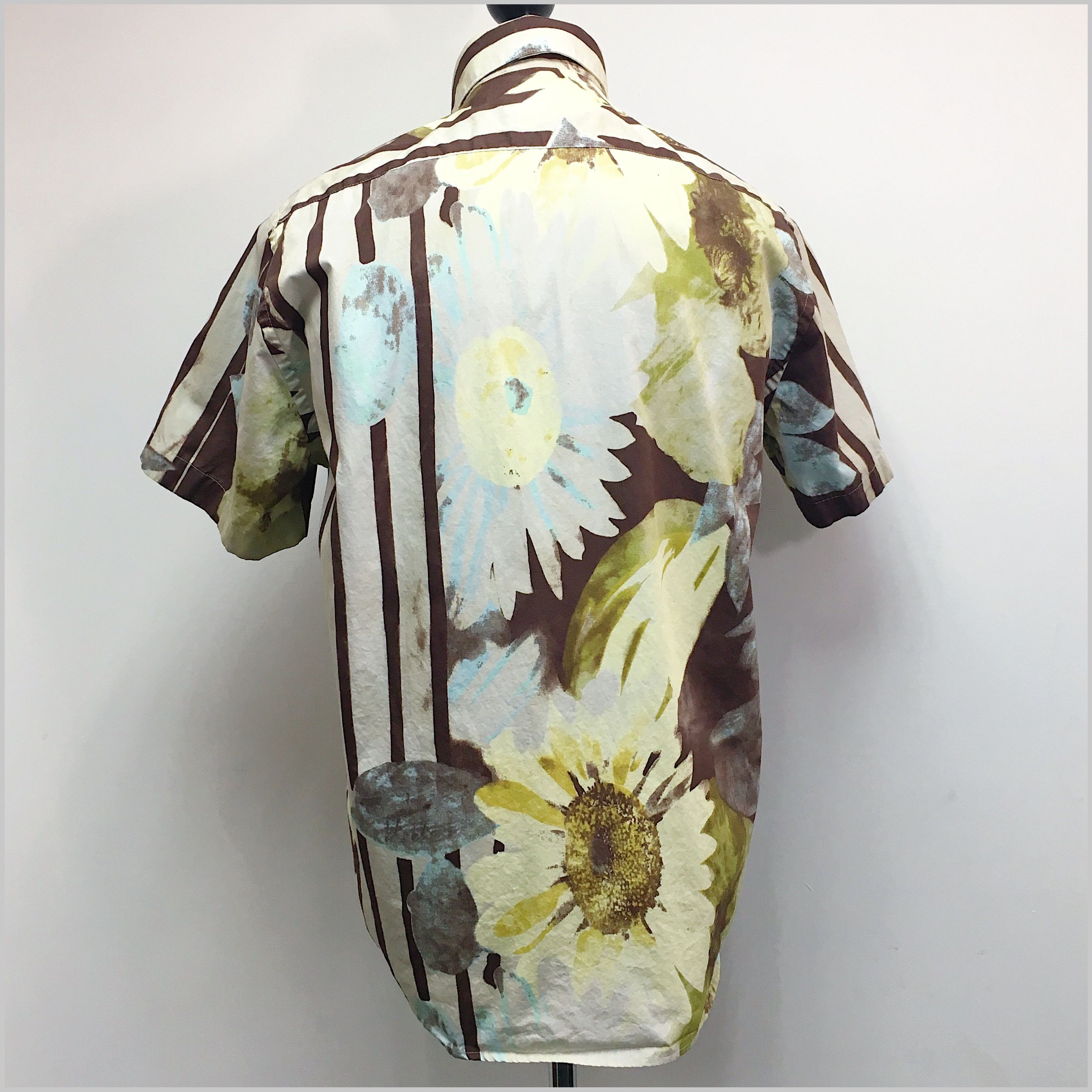 Christian Dior Monsieur × Dior 🇫🇷 Christian Dior Floral Graphic Print Shirt Size US L / EU 52-54 / 3 - 5 Thumbnail