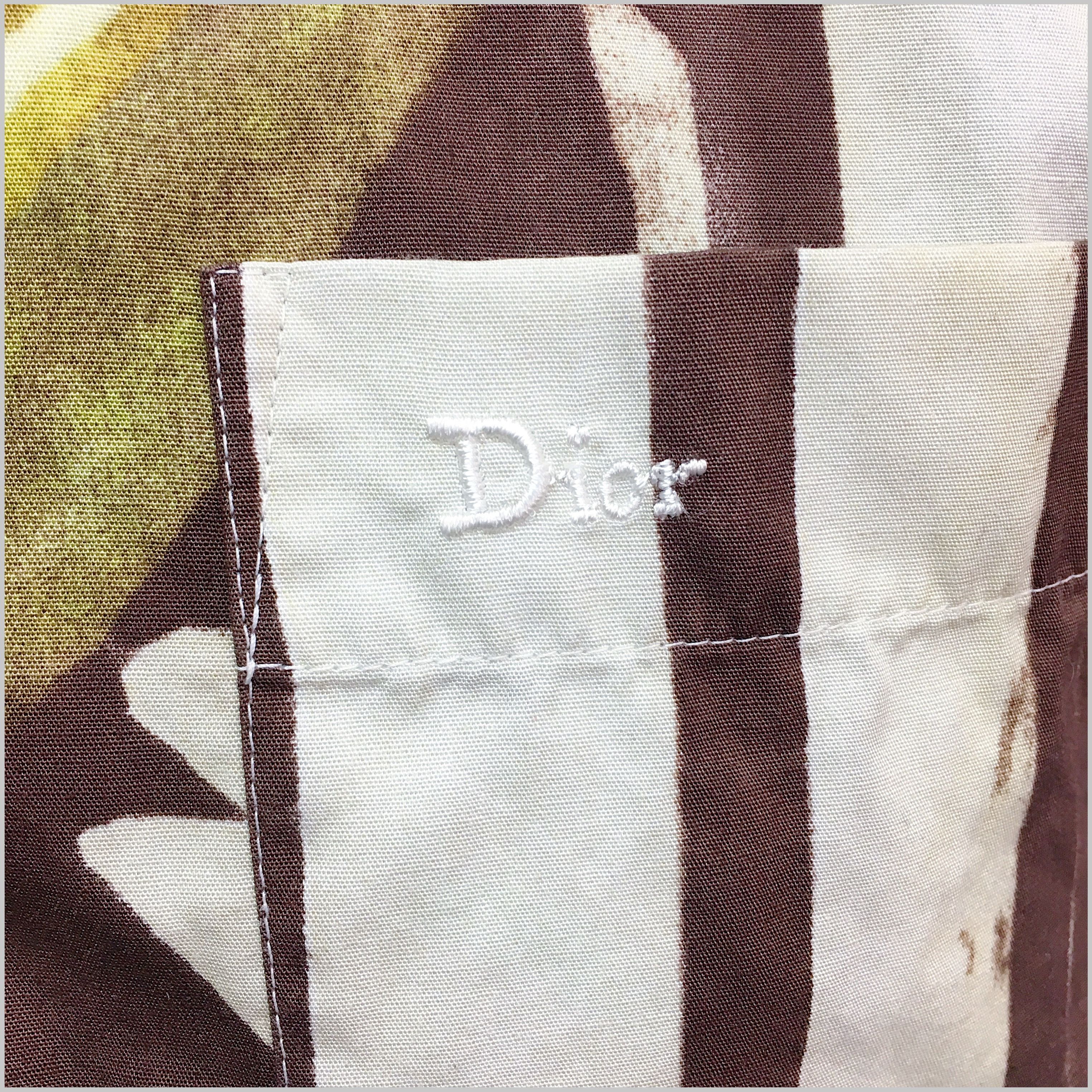 Christian Dior Monsieur × Dior 🇫🇷 Christian Dior Floral Graphic Print Shirt Size US L / EU 52-54 / 3 - 3 Thumbnail