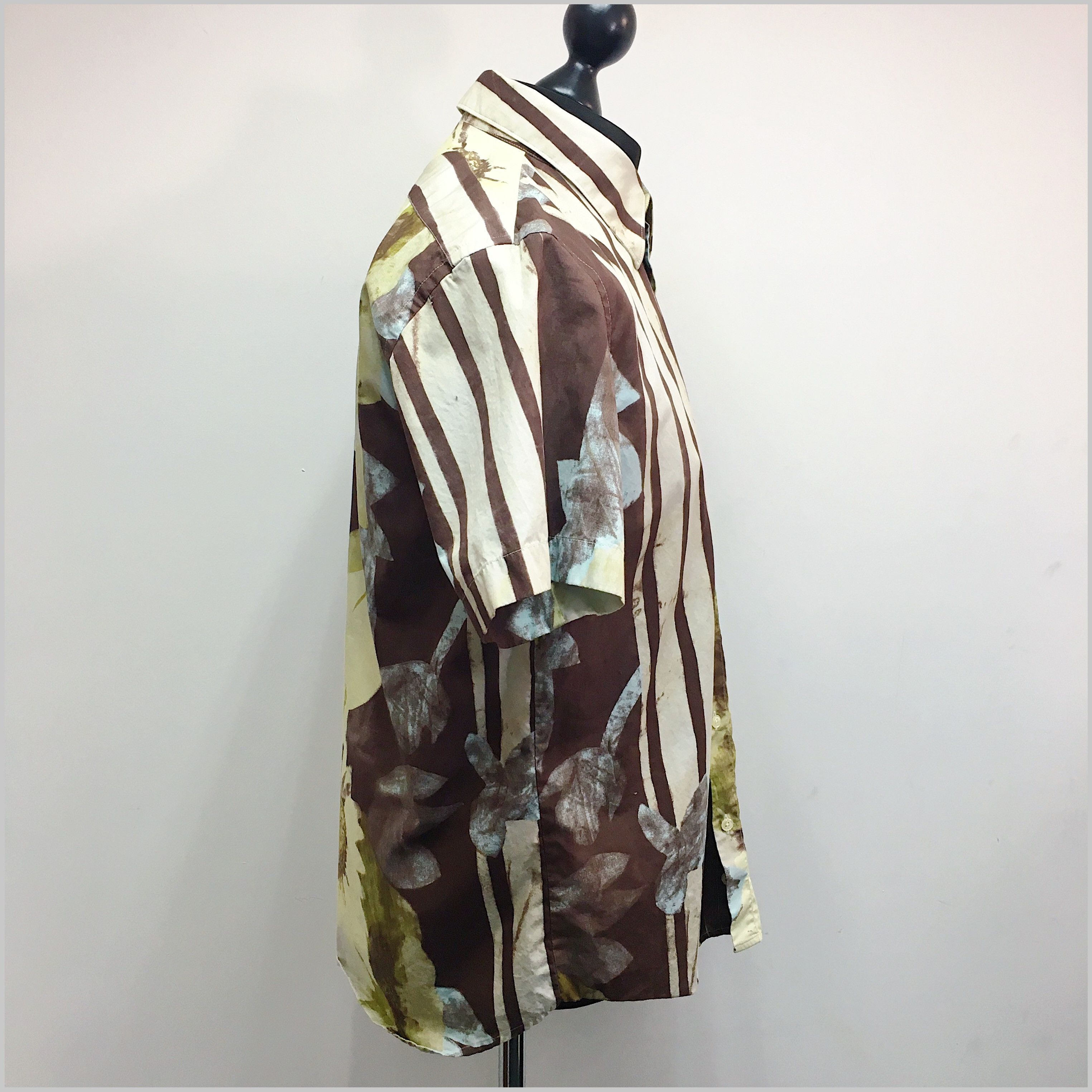 Christian Dior Monsieur × Dior 🇫🇷 Christian Dior Floral Graphic Print Shirt Size US L / EU 52-54 / 3 - 4 Thumbnail