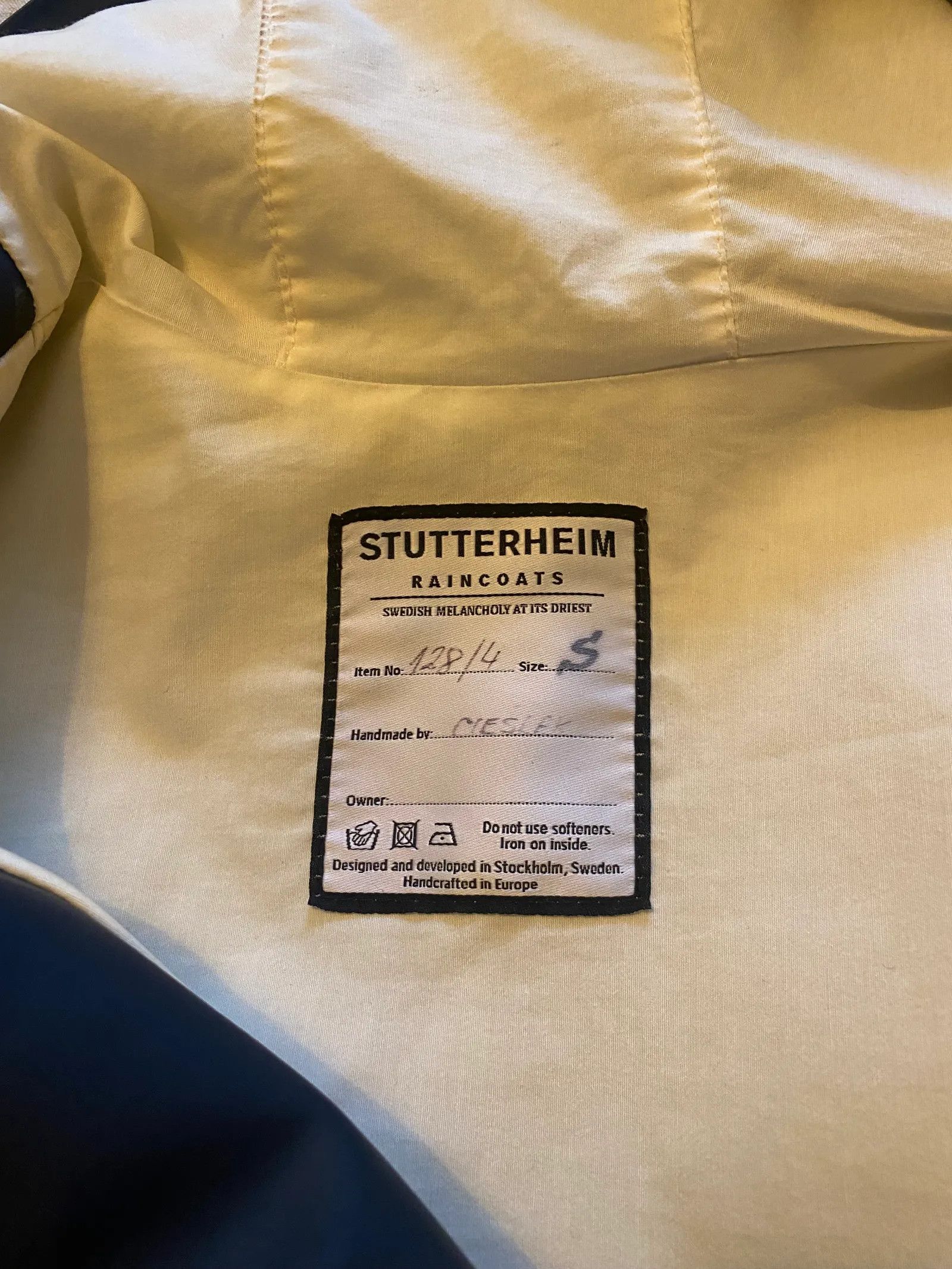 Stutterheim Stutterheim Arholma Rain Coat Size US S / EU 44-46 / 1 - 2 Thumbnail