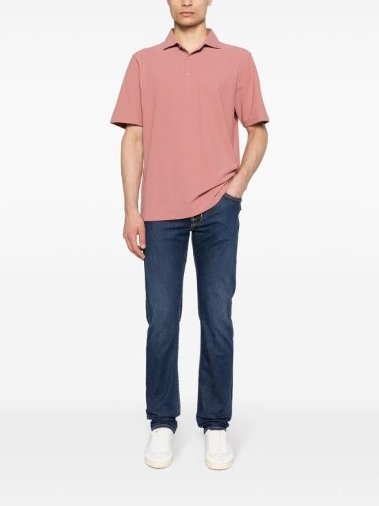 Lardini LARDINI Men T-Shirts EQLPMC80 EQ62027610 Pink Size US XL / EU 56 / 4 - 2 Thumbnail