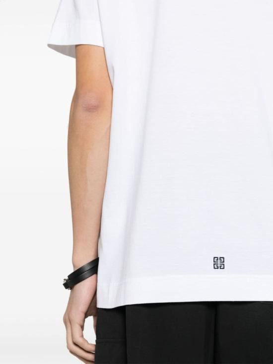 Givenchy GIVENCHY Men T-Shirts BM716G3YM8 100 White Size US L / EU 52-54 / 3 - 5 Thumbnail