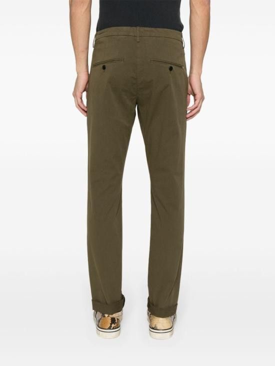 Dondup DONDUP Men Straight Pants UP235GAUBERT GSE046PTD656 Green Size US 31 - 4 Thumbnail