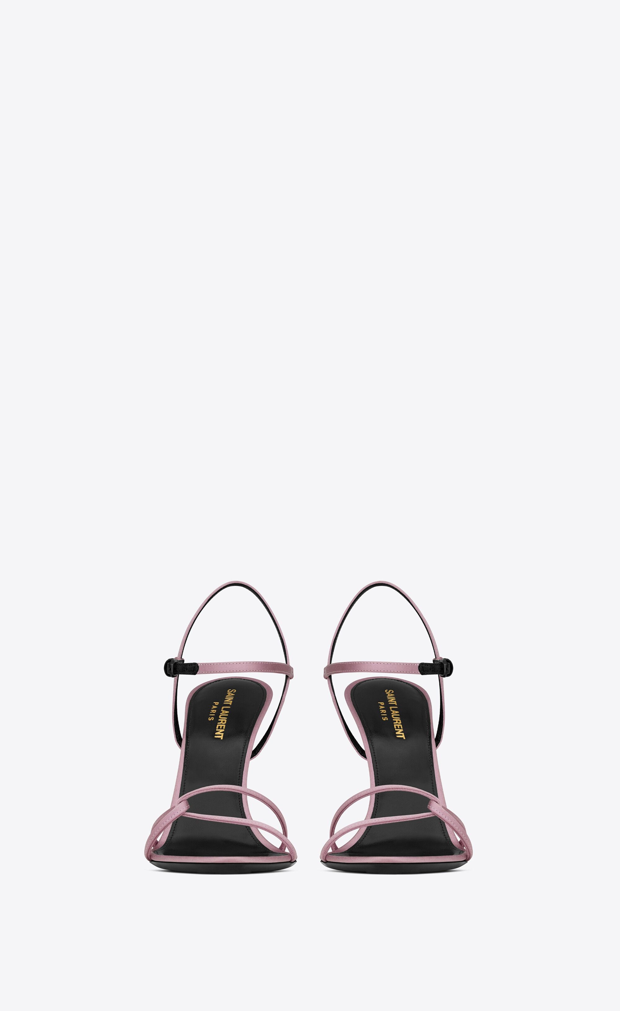 Saint Laurent Paris Clara Sandals in Silk Satin Size US 6.5 / IT 36.5 - 2 Thumbnail