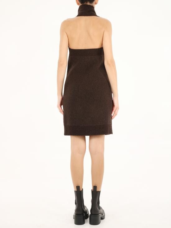 Bottega Veneta BOTTEGA VENETA Women Mid Skirts 676296 BROWN Size S / US 4 / IT 40 - 4 Thumbnail