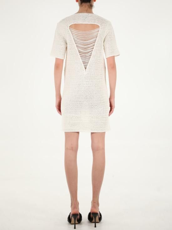 Bottega Veneta BOTTEGA VENETA Women Mid Skirts 685527 WHITE Size M / US 6-8 / IT 42-44 - 4 Thumbnail