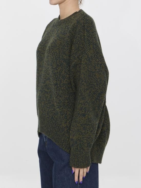 Loewe LOEWE Women Sweater S540Y14KDS GREEN Size S / US 4 / IT 40 - 2 Thumbnail