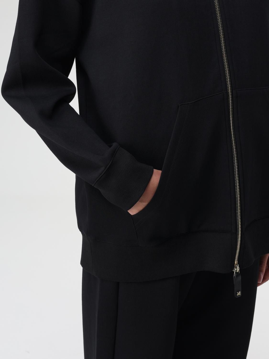Max Mara Max Mara Sweatshirt Woman Black Size M / US 6-8 / IT 42-44 - 5 Thumbnail