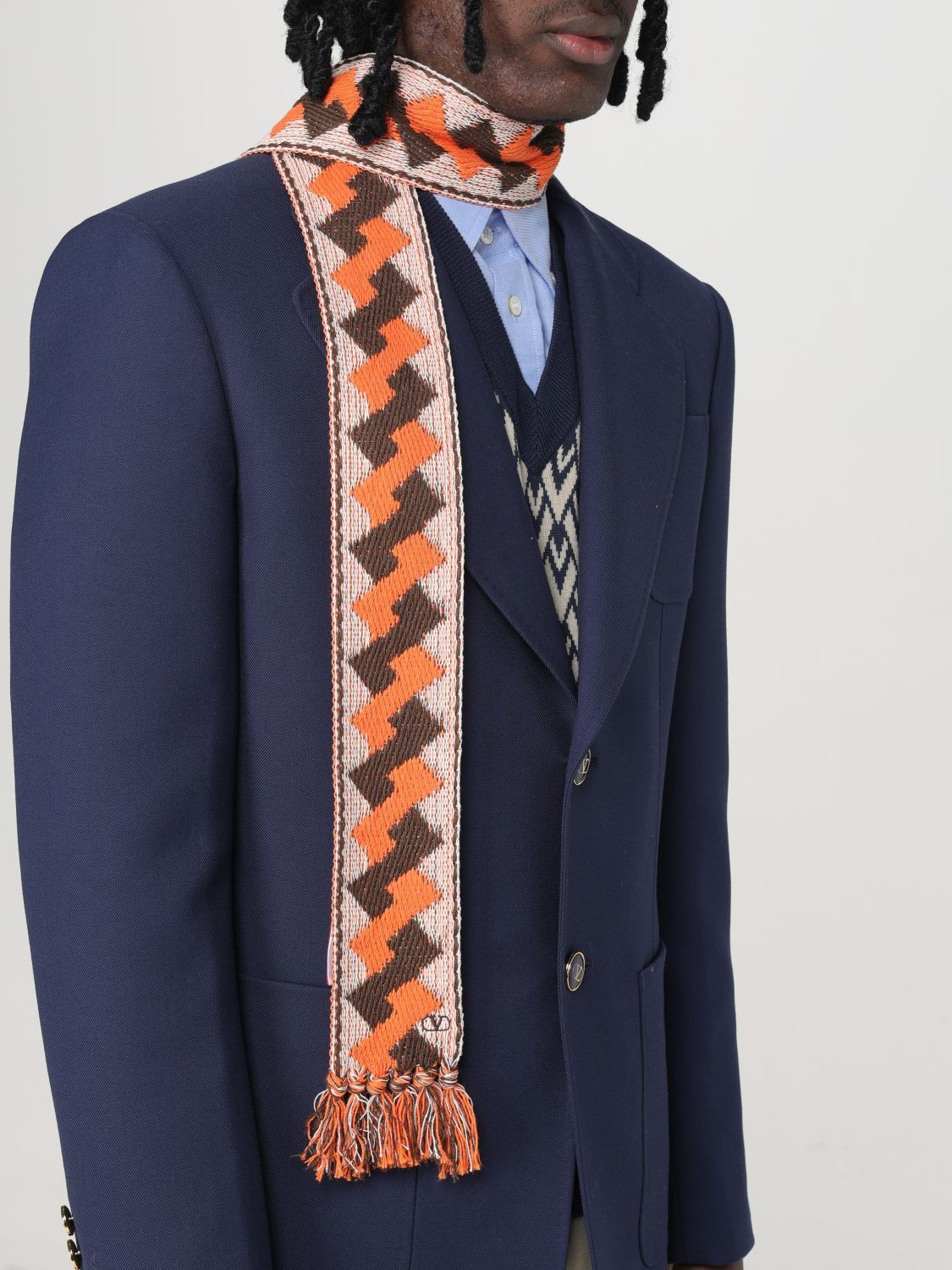 Valentino Valentino Garavani Scarf Men Multicolor Size ONE SIZE - 4 Thumbnail