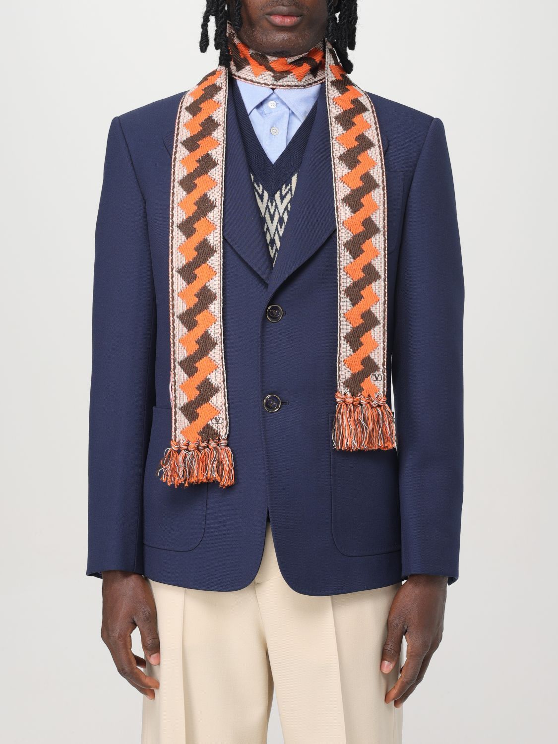 Valentino Valentino Garavani Scarf Men Multicolor Size ONE SIZE - 2 Thumbnail