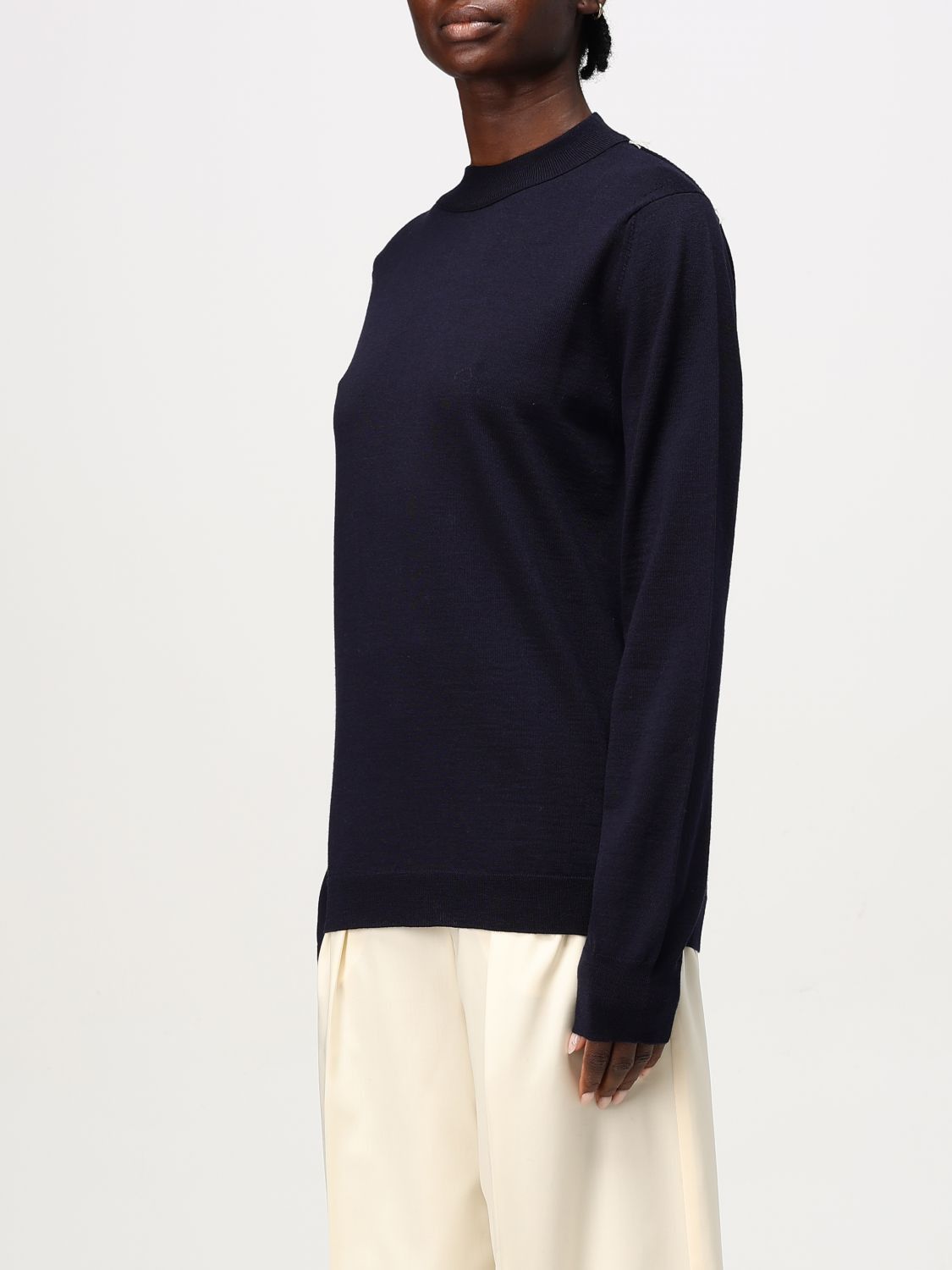 Maison Margiela Maison Margiela Sweater Woman Navy Size M / US 6-8 / IT 42-44 - 3 Thumbnail