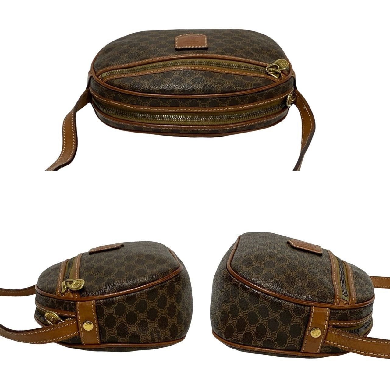 Celine Celine Shoulder Bag Brown Leather Size ONE SIZE - 5 Thumbnail