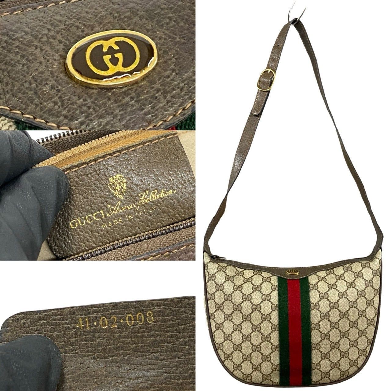 Gucci Gucci Shoulder Bag Brown Leather Size ONE SIZE - 3 Thumbnail