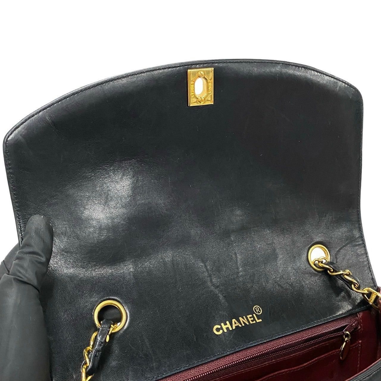 Chanel Chanel Shoulder Bag Black Leather Size ONE SIZE - 7 Thumbnail
