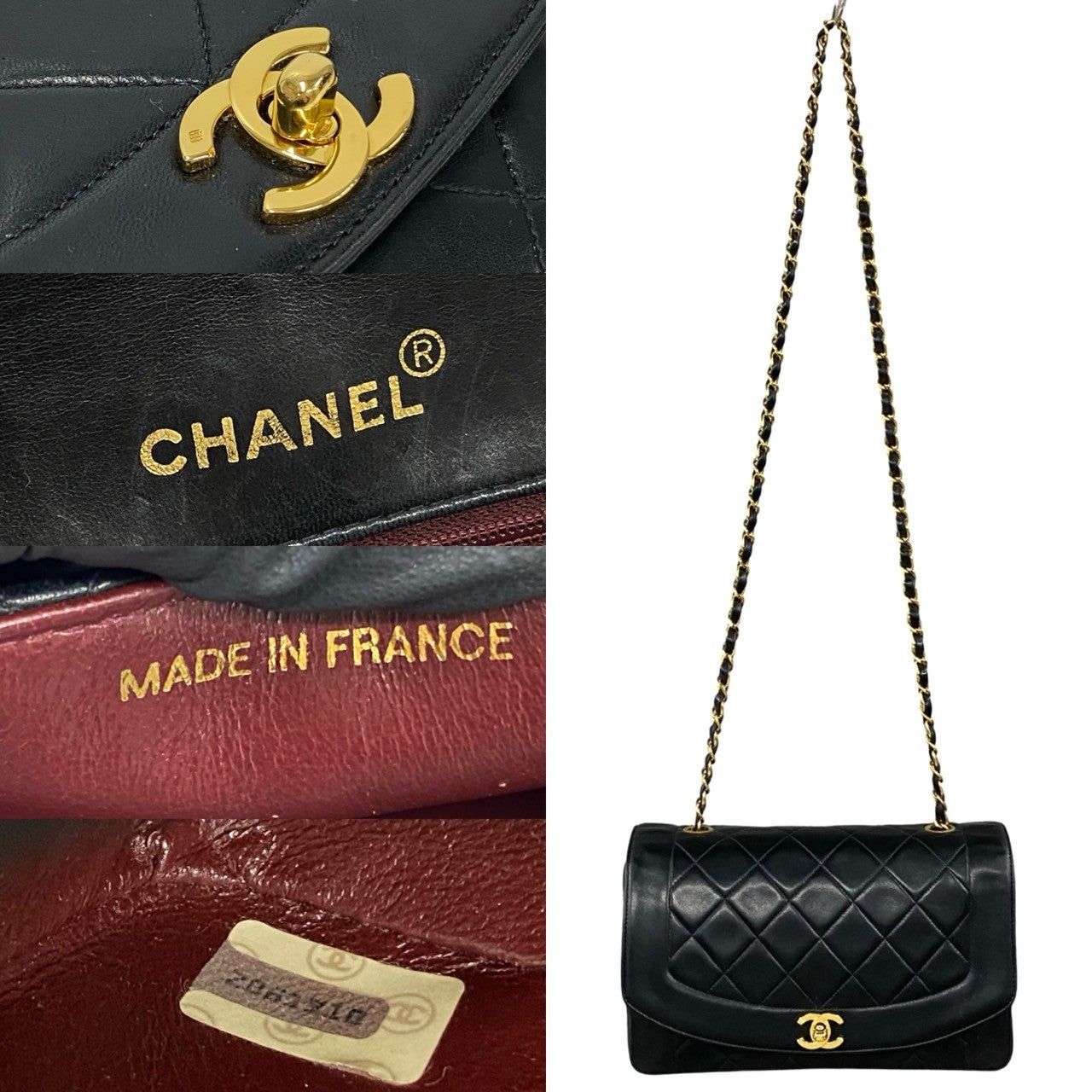 Chanel Chanel Shoulder Bag Black Leather Size ONE SIZE - 3 Thumbnail