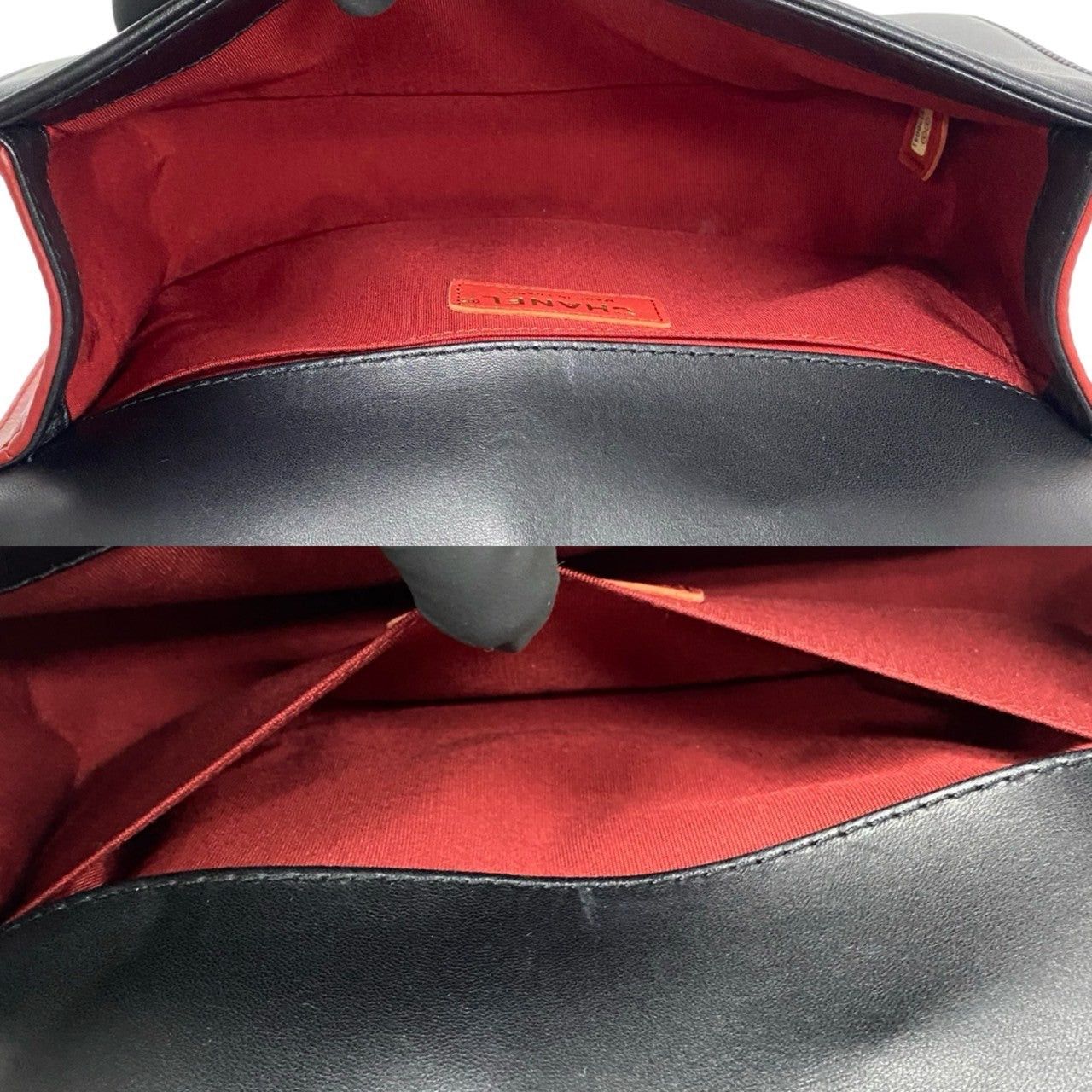 Chanel Chanel Shoulder Bag Red Leather Size ONE SIZE - 8 Thumbnail