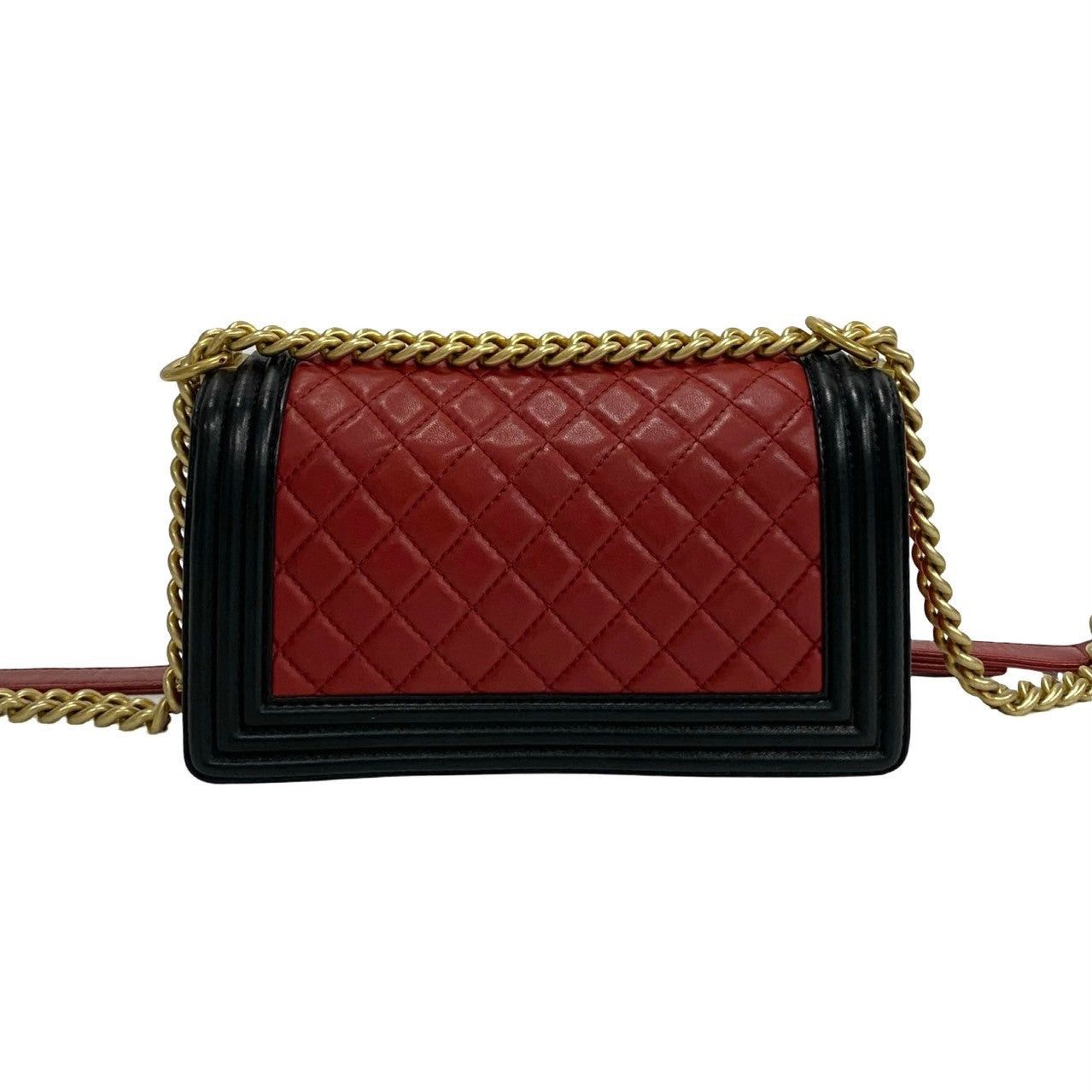 Chanel Chanel Shoulder Bag Red Leather Size ONE SIZE - 4 Thumbnail