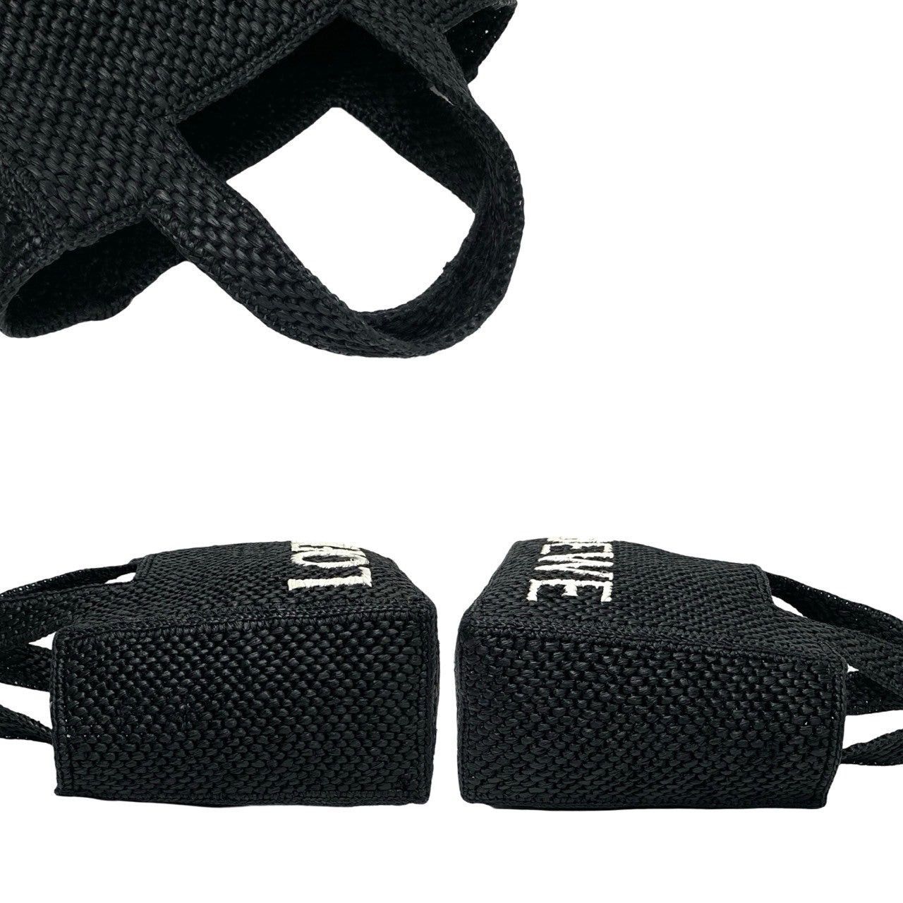 Loewe Loewe Shoulder Bag Black Raffia Size ONE SIZE - 5 Thumbnail