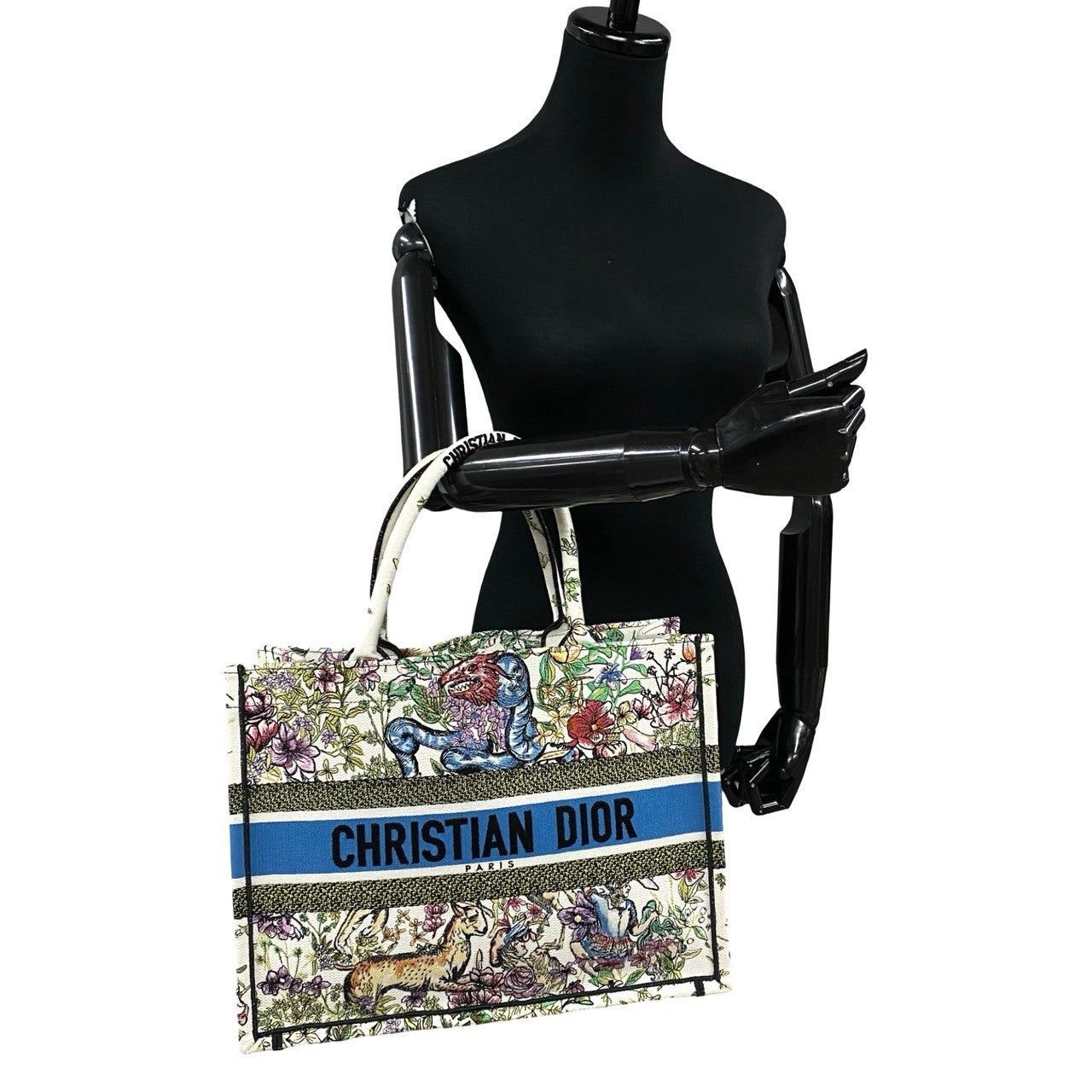 Dior Dior Tote Bag White Cotton Size ONE SIZE - 2 Thumbnail
