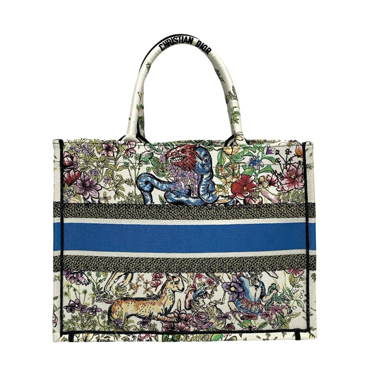 Dior Dior Tote Bag White Cotton Size ONE SIZE - 4 Thumbnail