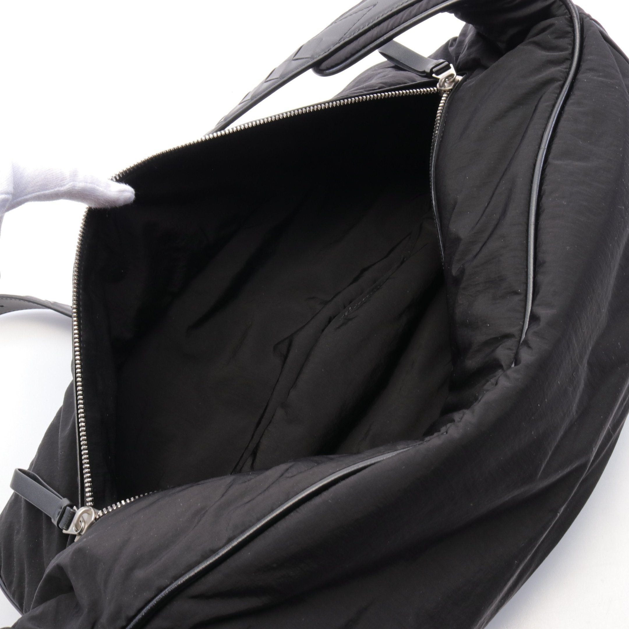 Bottega Veneta Bottega Veneta Body Bag Nylon Leather Black Size ONE SIZE - 3 Thumbnail
