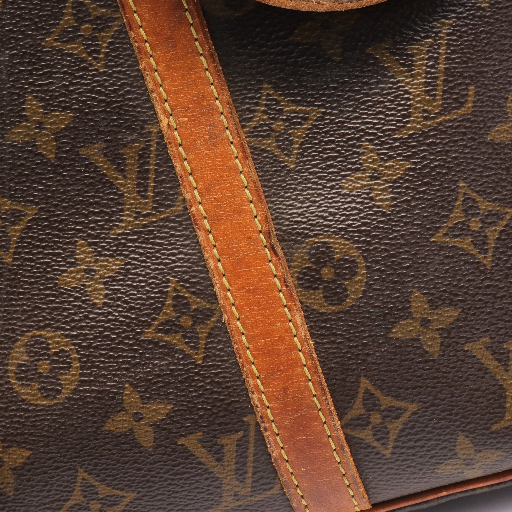 Louis Vuitton Louis Vuitton Porte Document Voyage Monogram Briefcase Business Bag Leather Brown Size ONE SIZE - 9 Thumbnail