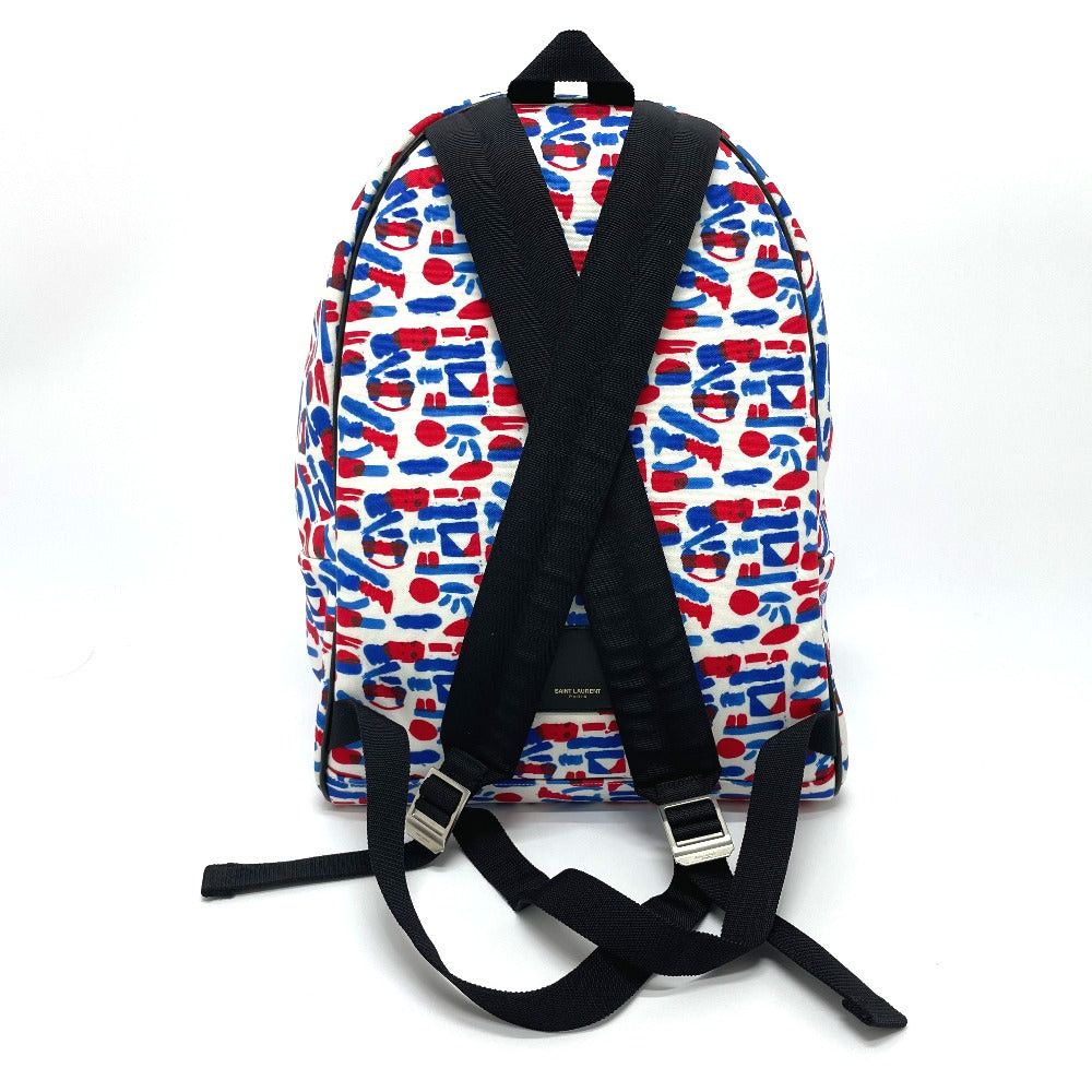 Saint Laurent Paris Saint Laurent Paris 326865 Multi Pattern Backpack Backpacks And Daypacks Leather/Canvas Men Size ONE SIZE - 2 Thumbnail