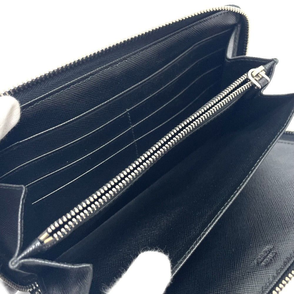 Prada Prada 1M1188 Triangle Logo Organizer Long Wallet Saffiano Leather Men Size ONE SIZE - 8 Thumbnail