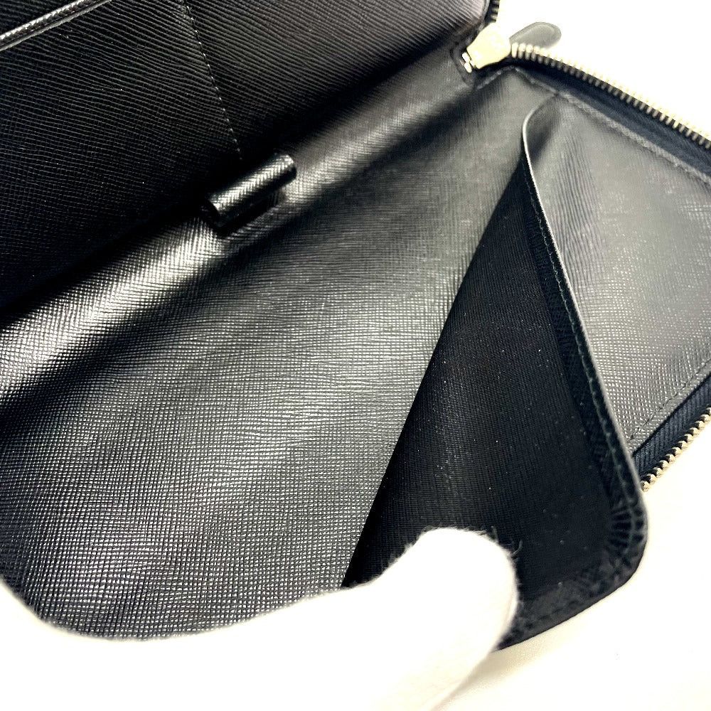 Prada Prada 1M1188 Triangle Logo Organizer Long Wallet Saffiano Leather Men Size ONE SIZE - 7 Thumbnail