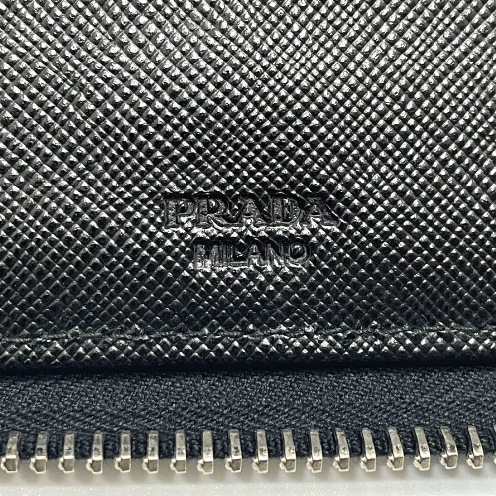 Prada Prada 1M1188 Triangle Logo Organizer Long Wallet Saffiano Leather Men Size ONE SIZE - 10 Thumbnail