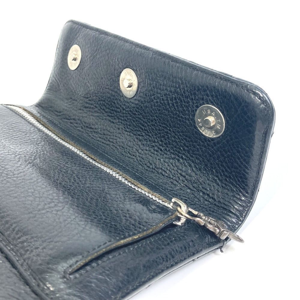 Chrome Hearts Chrome Hearts Wave4 Qlt 3Sn Matelasse 4 Wave Ch Double Cross Threefold Wallet Leather Men Size ONE SIZE - 11 Thumbnail