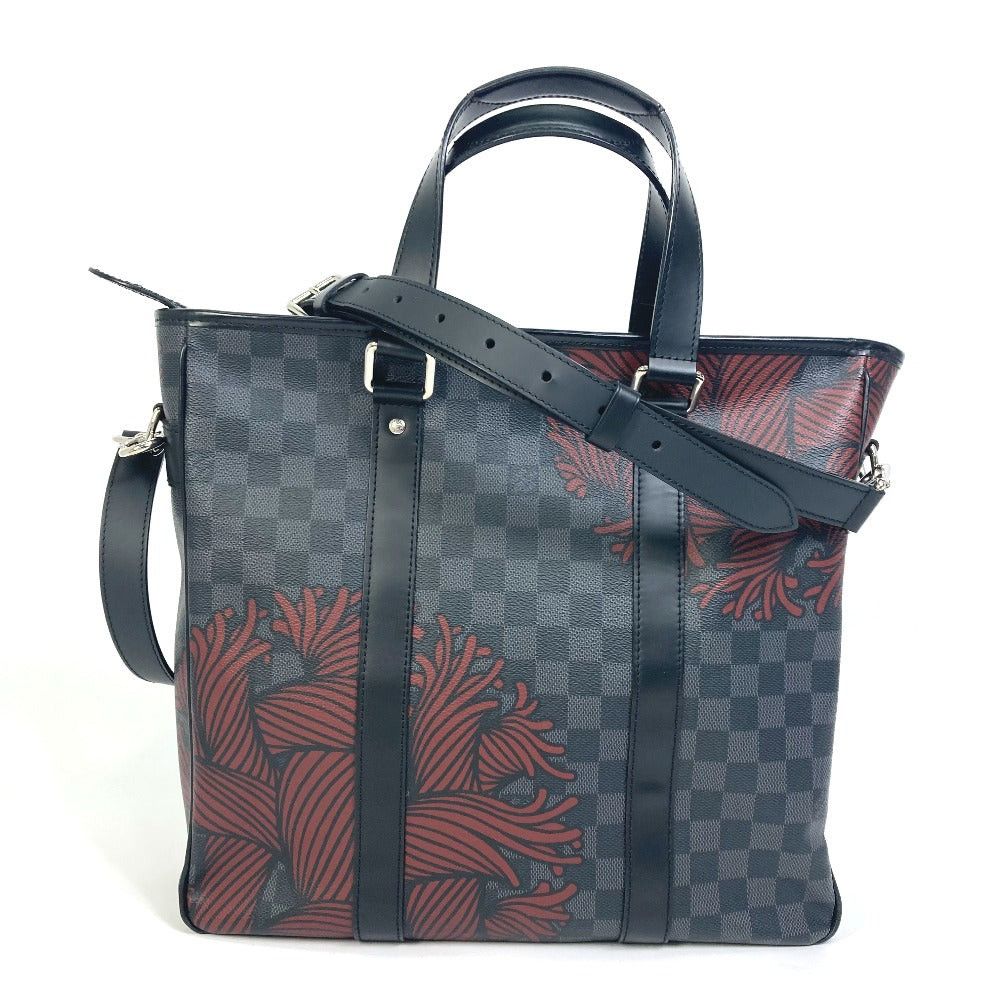 Louis Vuitton Louis Vuitton N41717 Damier Graphit Christopher Nemeth. Tadao Pm Double Shoulder Bag Shawl Tote Graphite Canvas Men Size ONE SIZE - 2 Thumbnail