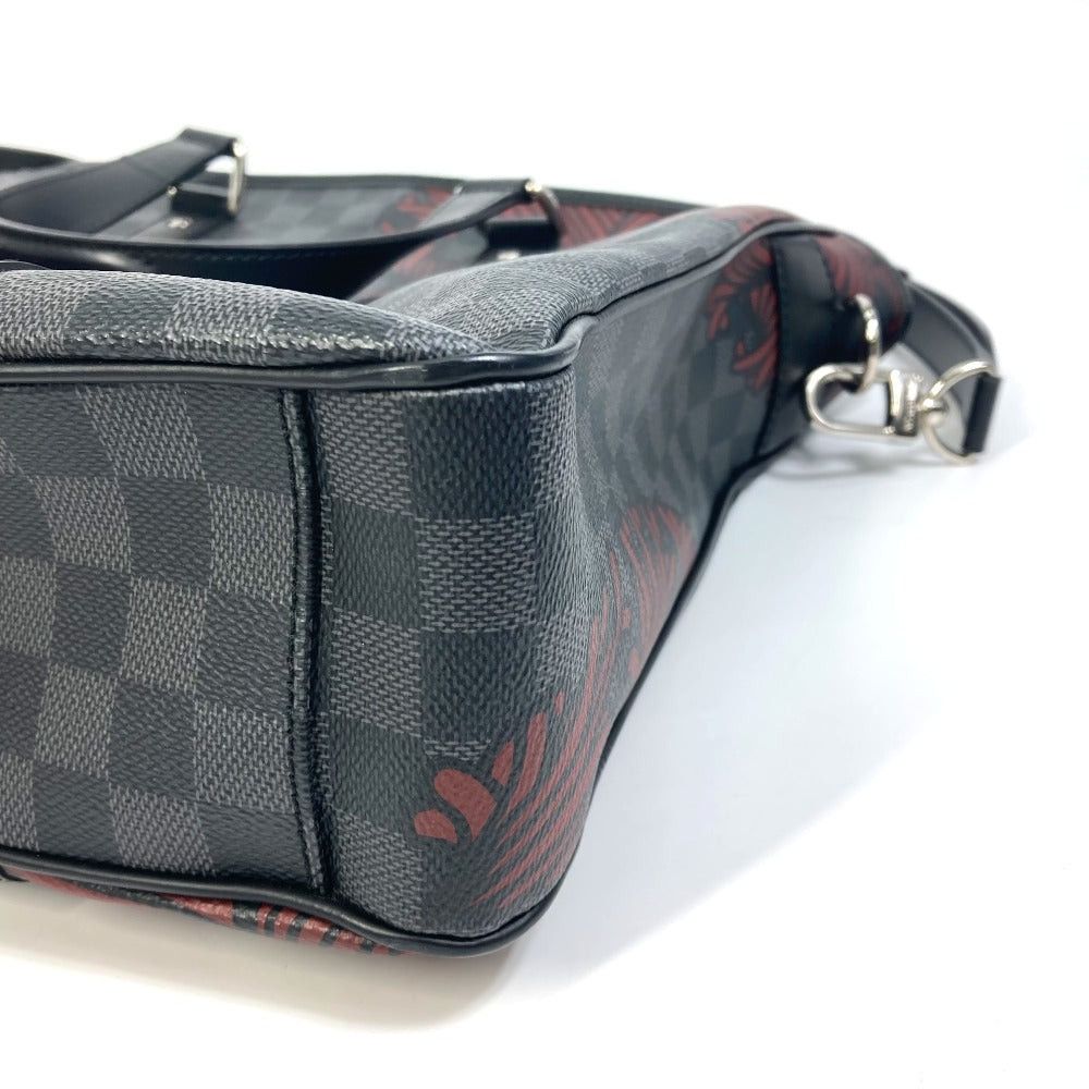 Louis Vuitton Louis Vuitton N41717 Damier Graphit Christopher Nemeth. Tadao Pm Double Shoulder Bag Shawl Tote Graphite Canvas Men Size ONE SIZE - 9 Thumbnail
